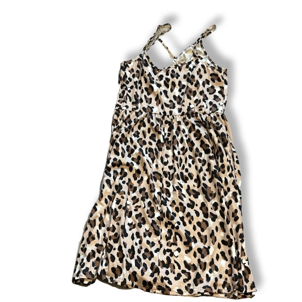 Sexy Styleword Leopard Spaghetti Strap Dress (Large), SKU 113